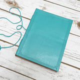 Blue Leather Journals - 8x6 Lined Pages by Soothi