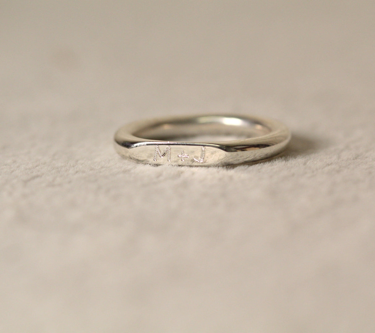 14k Memory Engraving Ring by VicStoneNYC Fine Jewelry