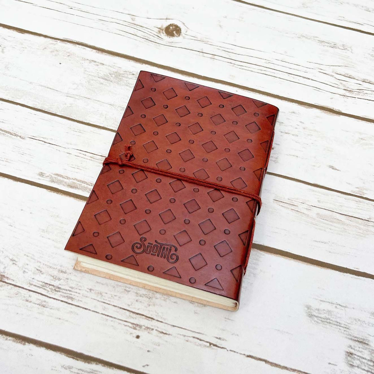 She Persisted Quote Leather Journal - 7x5 by Soothi