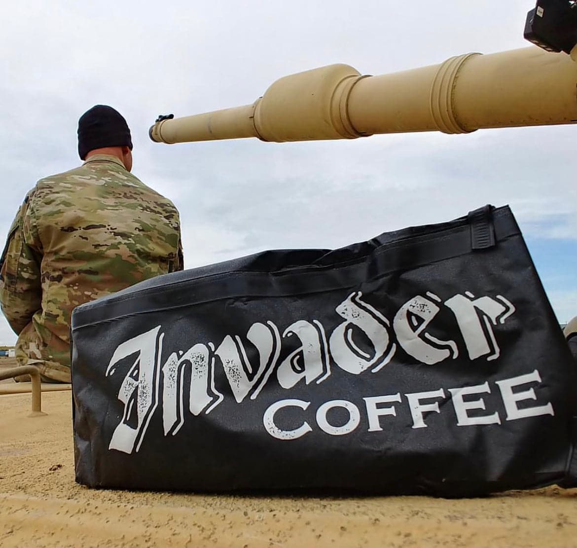 Buy A Bag of Coffee for A Deployed Military Member by Invader Coffee