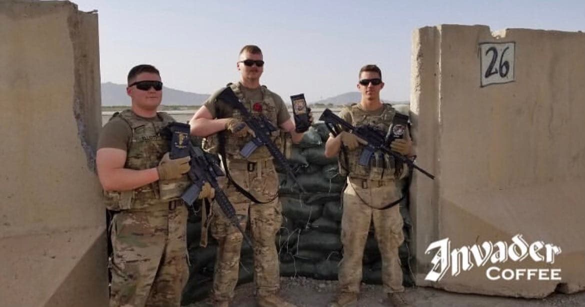 Buy A Bag of Coffee for A Deployed Military Member by Invader Coffee