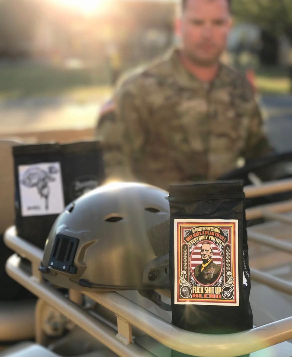 Buy A Bag of Coffee for A Deployed Military Member by Invader Coffee