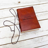 She Persisted Quote Leather Journal - 7x5 by Soothi