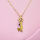 Butterfly Skeleton Key Necklace by The Urban Charm