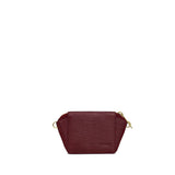 Paloma Box Bag + Celeste Wallet in Wine by Naissant NYC