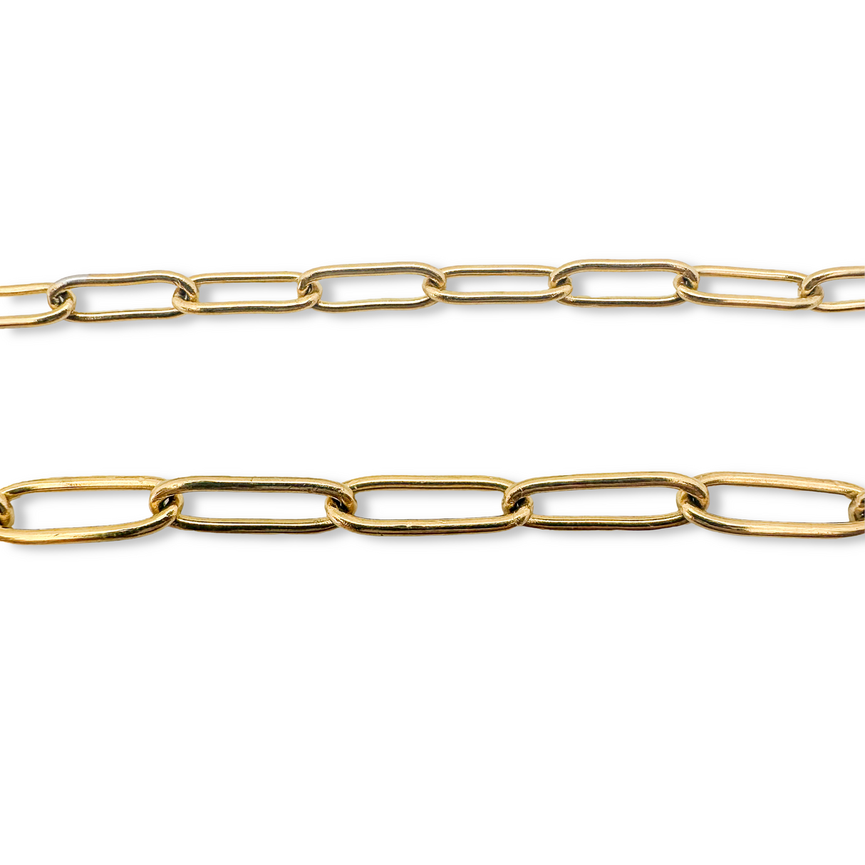 Paperclip Classic Gold Necklace Chain by ETHICGOODS