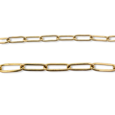 Paperclip Classic Gold Necklace Chain by ETHICGOODS