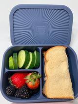 Dusty Blue Bento Lunch & Snack Box by Three Little Tots