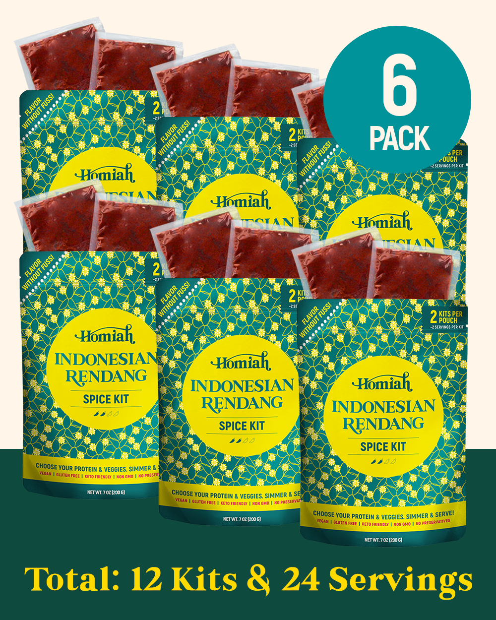 Rendang - 3 Pack by Homiah