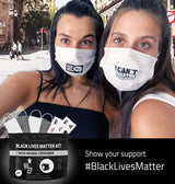 Black Lives Matter Mask Kit + Stickers. 16 Disposable Face Masks & 16 Assorted #BLM Movement Stickers by Skincareheaven