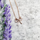 Infinity Knot Necklace for Bridesmaids by Salt and Sparkle