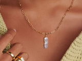 Isabella Pearl Necklace by Little Sky Stone