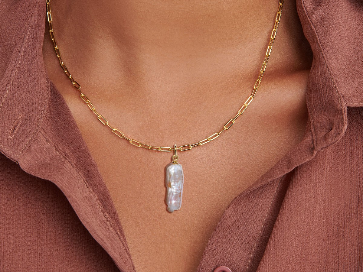 Isabella Pearl Necklace by Little Sky Stone