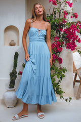 Isadora Tiered Maxi Dress by ELF