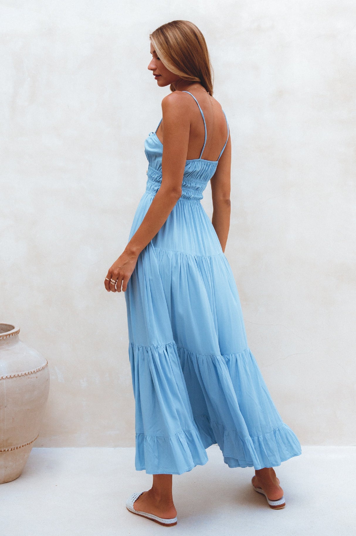 Isadora Tiered Maxi Dress by ELF