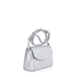 The Runthrough Mini (Silver Pebbled Leather) by JOANNA MAXHAM