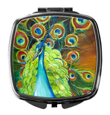 Peacock Compact Mirror JMK1209SCM by Caroline's Treasures