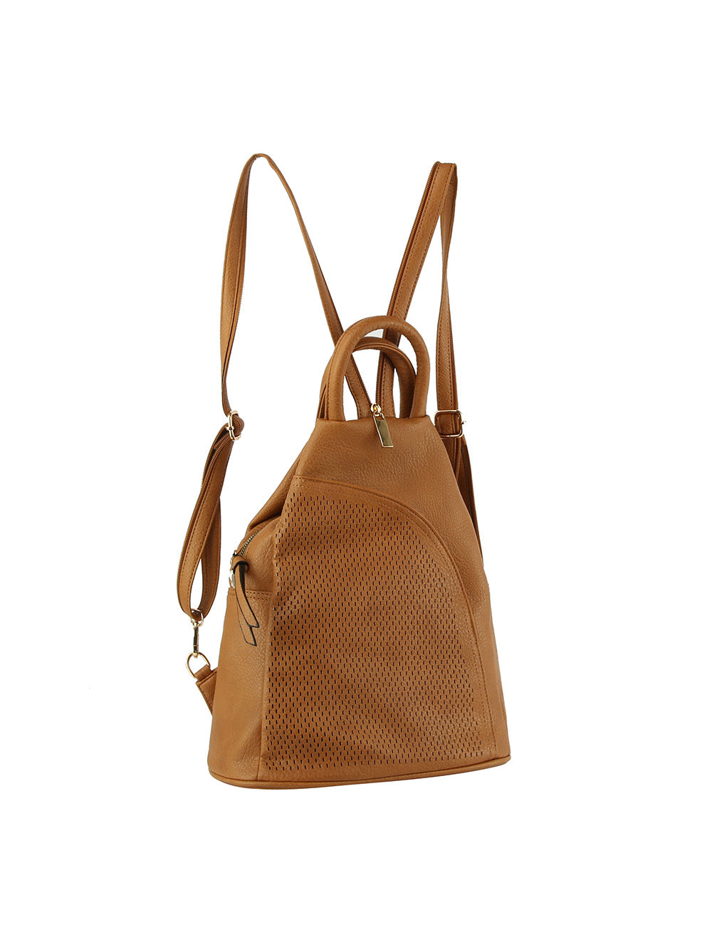 Laser cut convertible one and double strap backpack by hfstylish