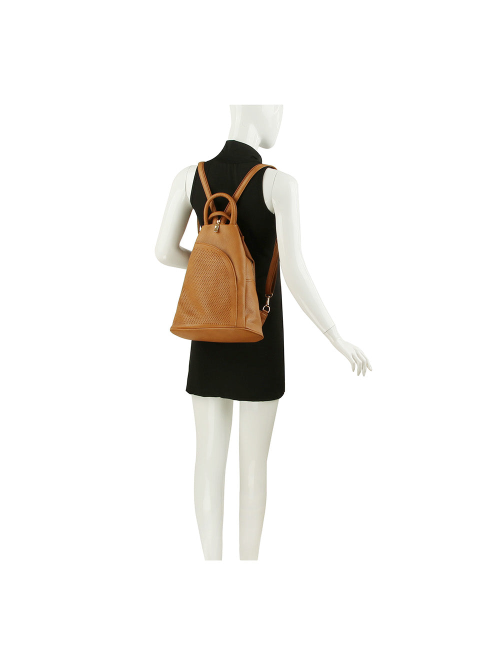 Laser cut convertible one and double strap backpack by hfstylish