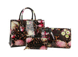 Fashion Leo Flower Satchel Set with wallet by hfstylish