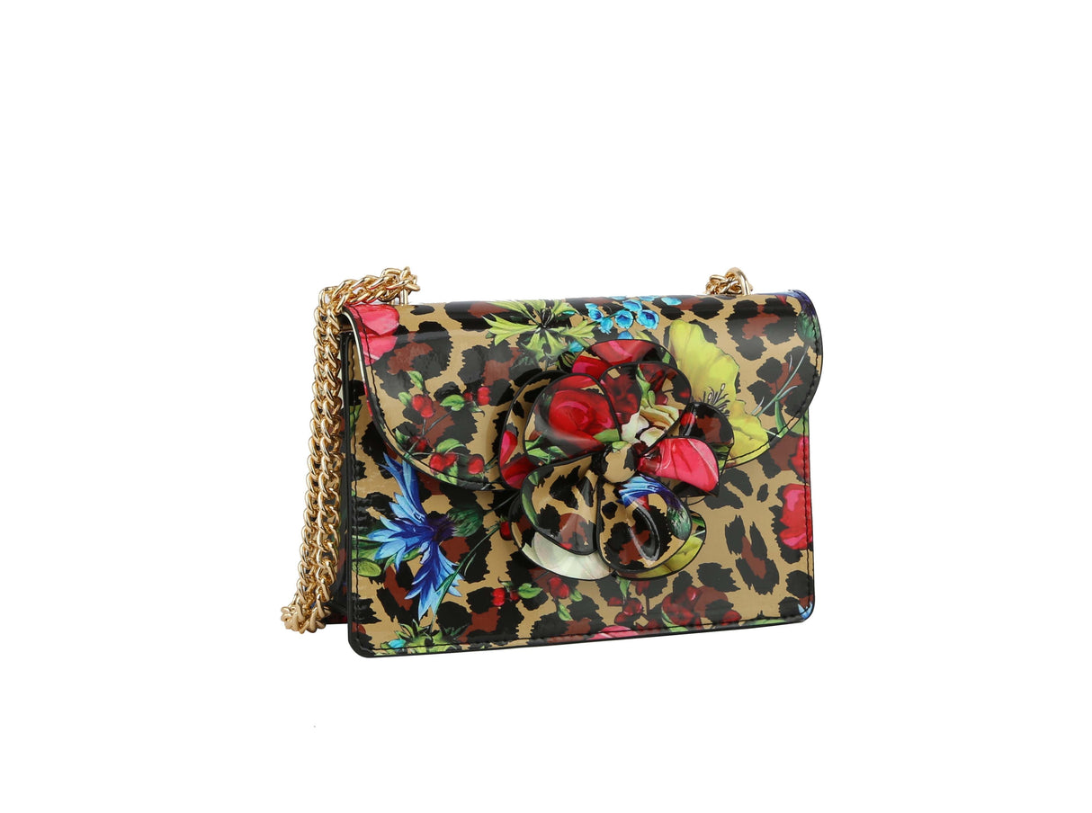 Fashion Leo flower crossbody handbag by hfstylish