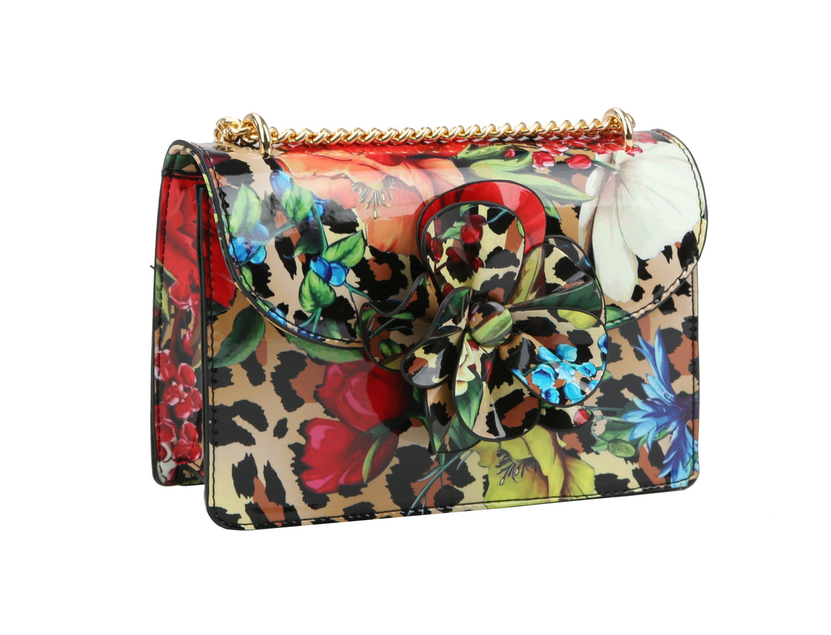 Fashion Leo flower crossbody handbag by hfstylish