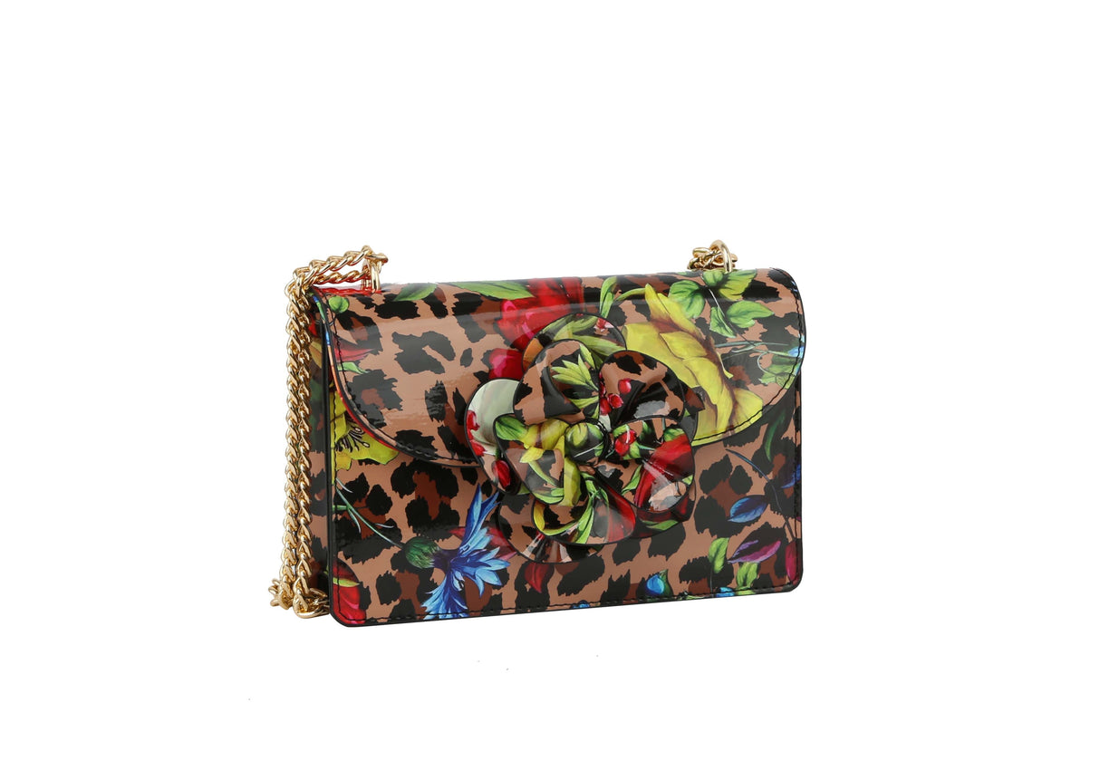 Fashion Leo flower crossbody handbag by hfstylish