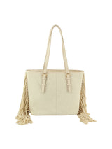 Corve texture fringe tote by hfstylish