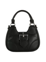 Buckle front flap satchel by hfstylish