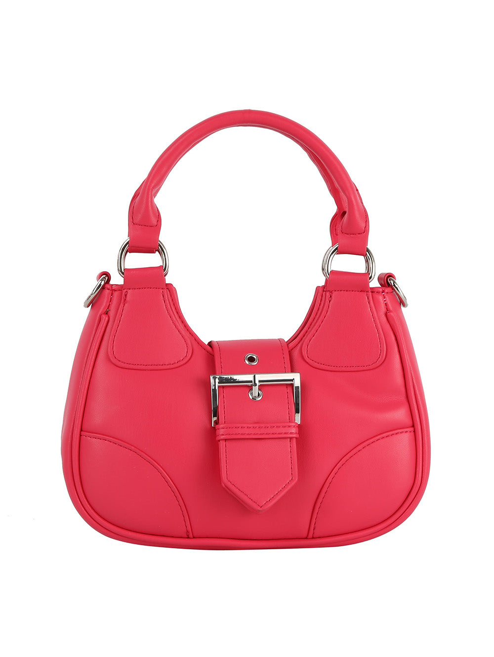 Buckle front flap satchel by hfstylish