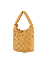 Padded woven tie handle hobo by hfstylish