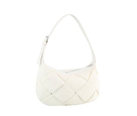 Puffy woven shoulder hobo by hfstylish