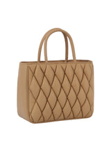 Quilted top handle tote by hfstylish