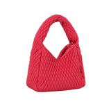 Quilted single handle mini tote by hfstylish