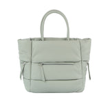 Puffer tote with zip pockets by hfstylish