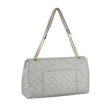 Fashion Oversize Quilted Satchel with SEXYDIVA Letter studded by hfstylish