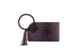 HF  Tassel Accented Embossed Wristlet Clutch  JYV-0374 by hfstylish