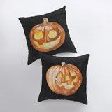 Jack O Lantern Pillow Cover | Fall Décor | Halloween Pillows | Halloween Décor | Fall Throw Pillows | Cute Throw Pillows by UniikPillows - Vysn