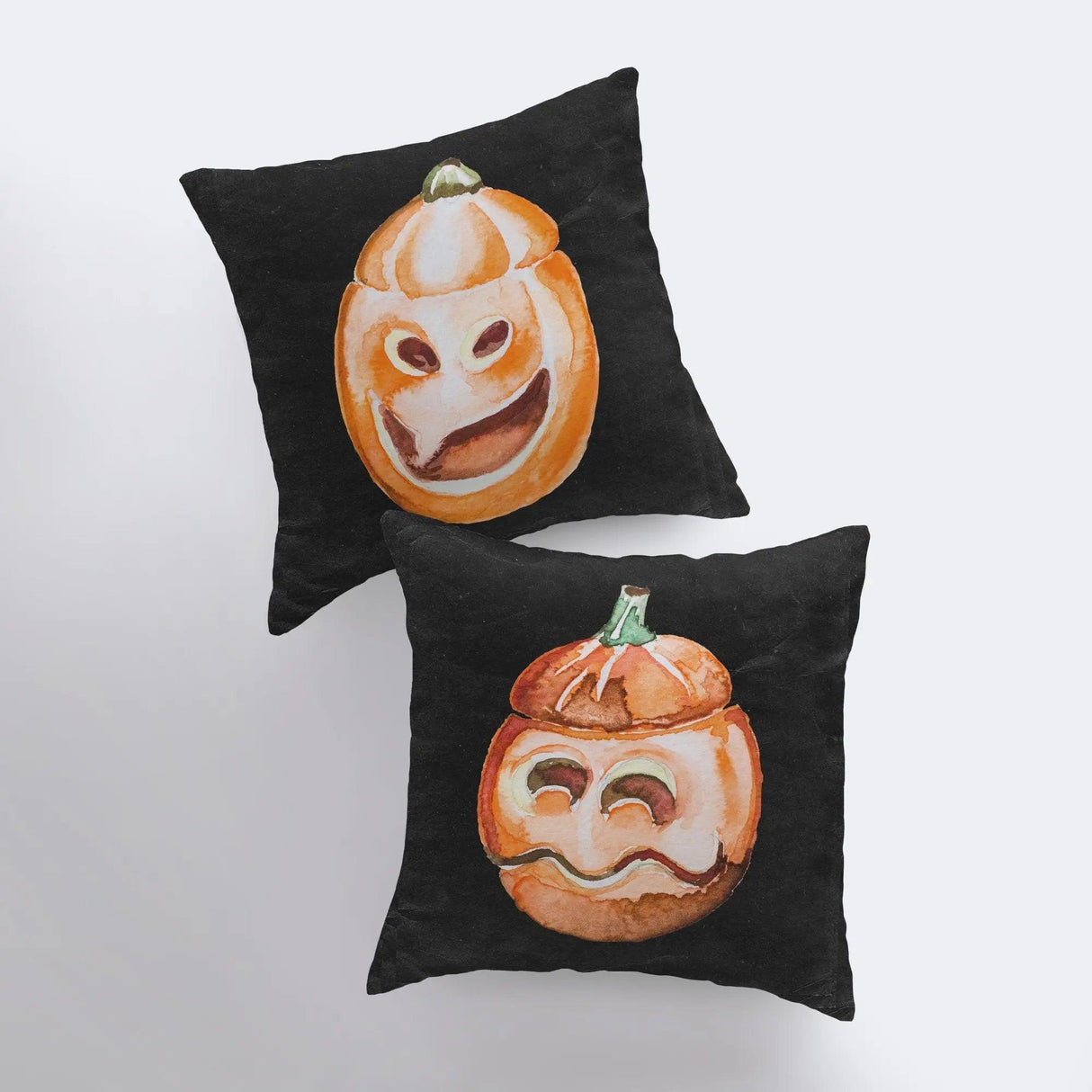 Jack O Lantern Pillow Cover | Fall Décor | Halloween Pillows | Halloween Décor | Fall Throw Pillows | Cute Throw Pillows by UniikPillows - Vysn