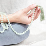 Green Jade Mala - High-Energy Gemstones by Tiny Rituals