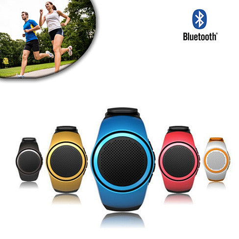 Jogging Buddy Bluetooth Smart Speaker W/FM Radio Watch Style And More by VistaShops