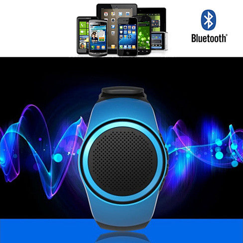 Jogging Buddy Bluetooth Smart Speaker W/FM Radio Watch Style And More by VistaShops