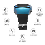 Jogging Buddy Bluetooth Smart Speaker W/FM Radio Watch Style And More by VistaShops