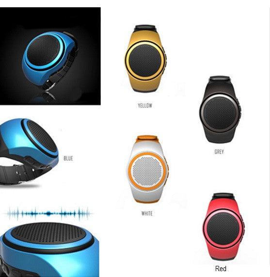 Jogging Buddy Bluetooth Smart Speaker W/FM Radio Watch Style And More by VistaShops