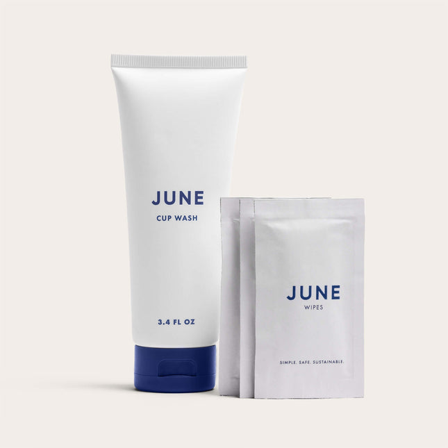 Cup Cleaning Travel Kit by JUNE | The Original June Menstrual Cup