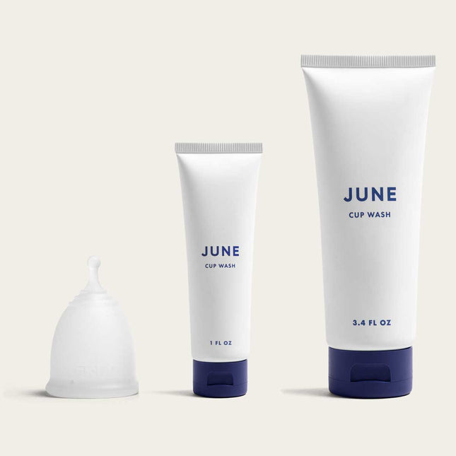 June Cup Wash Bundle by JUNE | The Original June Menstrual Cup