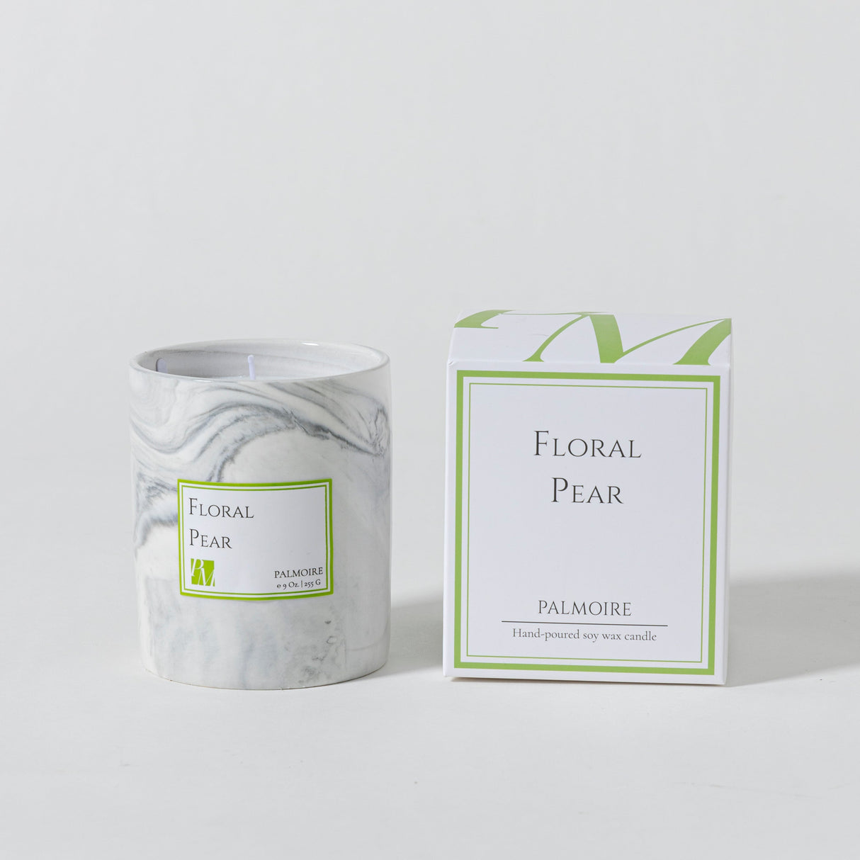 Floral Pear Soy Wax Candle by PALMOIRE