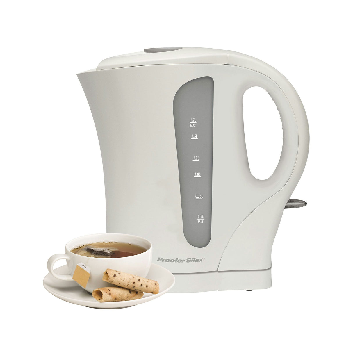 Proctor Silex 1.7 Liter Cordless Kettle - White