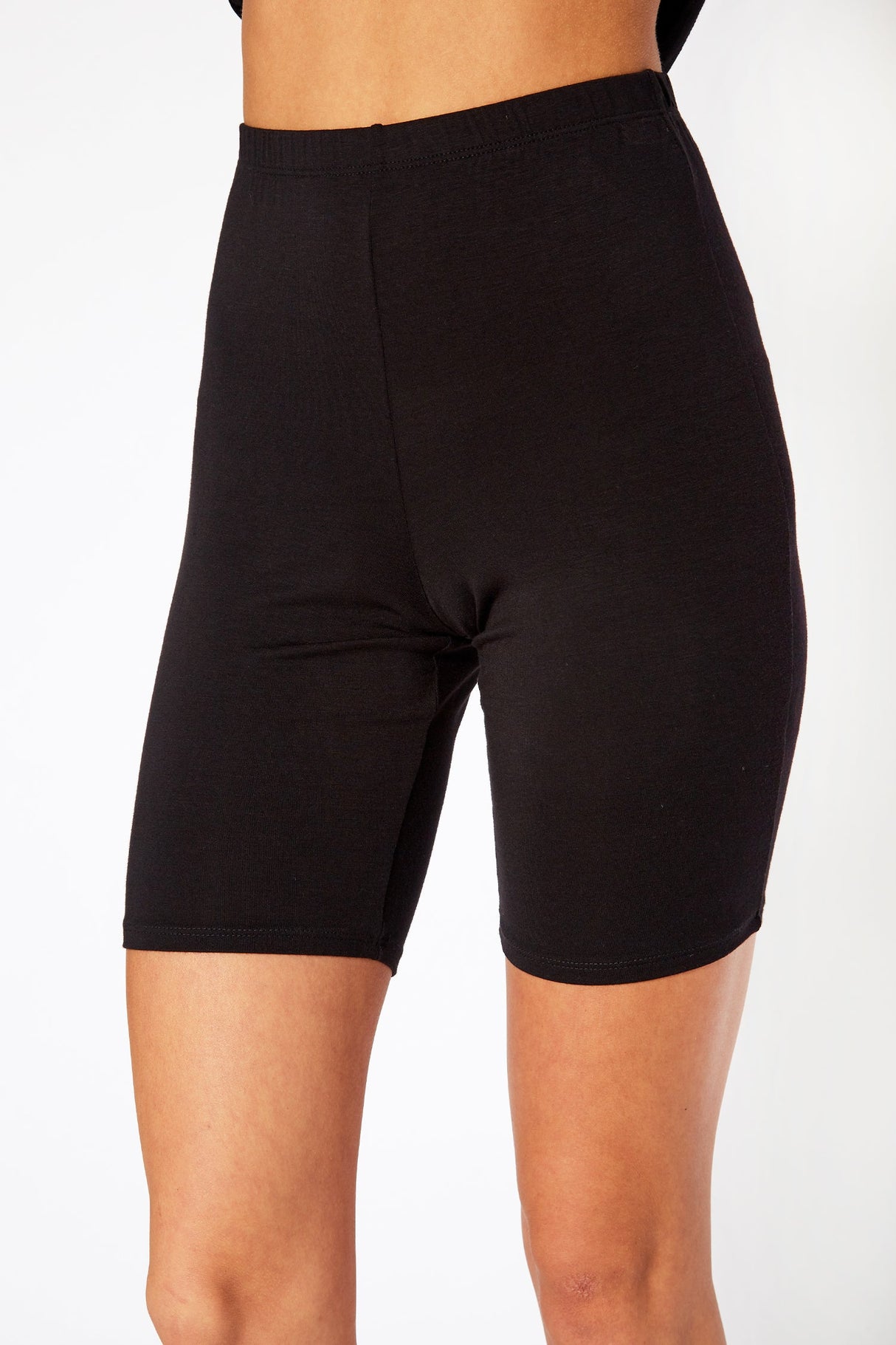 Women's Basic Solid Half Leggings by Shop at Konus