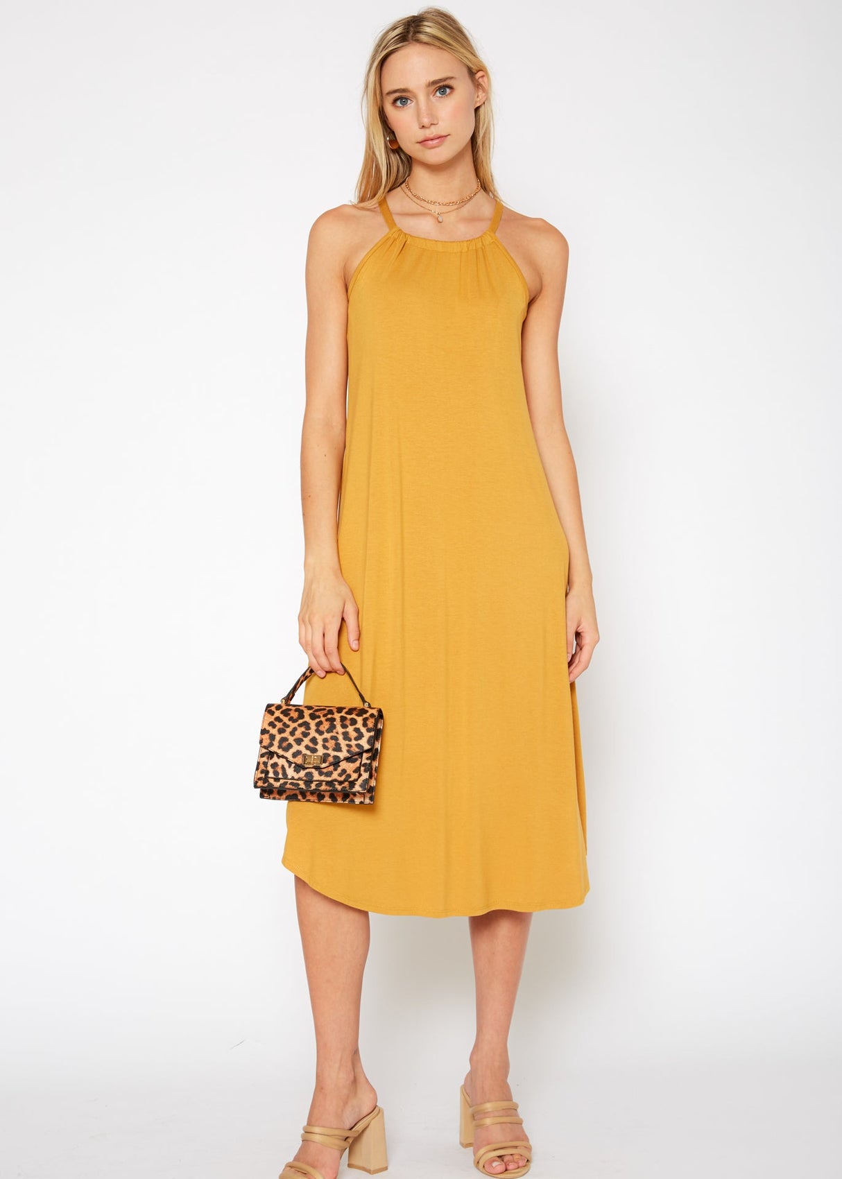 Women's Basic Haltered Dress by Shop at Konus